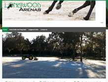 Tablet Screenshot of longwoodarenas.com